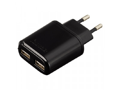 Зарядно за таблет Hama 220V Dual USB Charger 5V 2400mA 119417