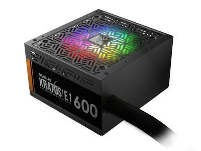 Power Supply Gamdias 600W Addressable RGB KRATOS E1-600 Захранване Power Supply Gamdias 600W Addressable RGB KRATOS E1-600 Захранване
