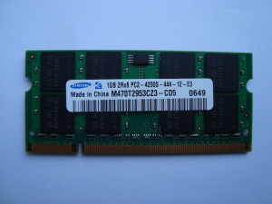 Памет за лаптоп DDR2 1GB PC2-4200 Samsung