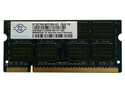 Памет за лаптоп DDR2 2GB PC2-6400S Nanya (втора употреба)
