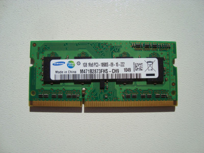 Памет за лаптоп DDR3 1GB PC3-10600S Samsung
