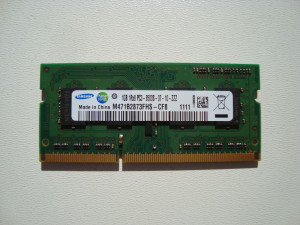 Памет за лаптоп DDR3 1GB PC3-8500S Samsung