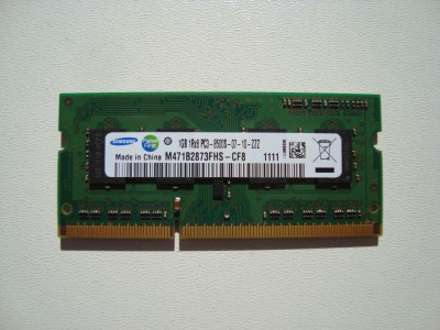 Памет за лаптоп DDR3 1GB PC3-8500S Samsung