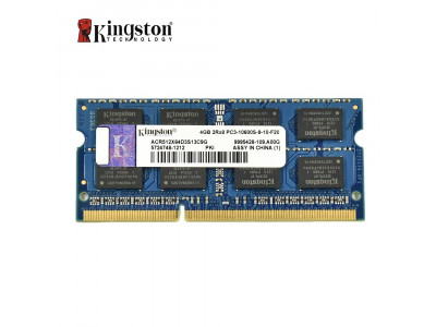 Памет за лаптоп DDR3 4GB PC3-10600 1333MHz Kingston (втора употреба) Памет за лаптоп DDR3 4GB PC3-10600 1333MHz Kingston (втора употреба)