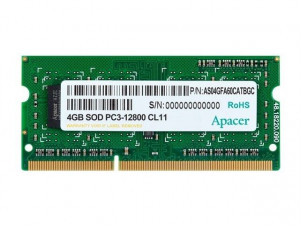 Памет за лаптоп DDR3 4GB PC3-12800 1600MHz Apacer (нова)