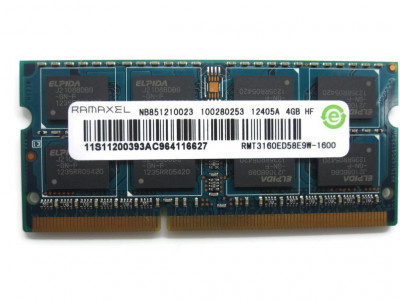 Памет за лаптоп DDR3L 4GB PC3L-12800 Ramaxel (втора употреба)