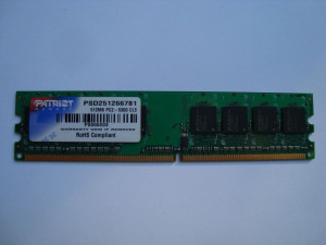 Памет за компютър DDR2 512MB PC2-5300 Patriot