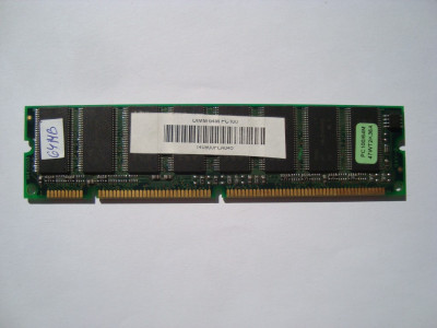 Памет за компютър SDRAM 64MB PC100 Micron