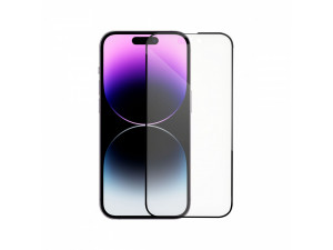 Стъклен протектор за Apple iPhone 14 Pro 3D Full Glue 0.3mm Черен