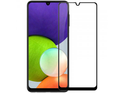 Стъклен протектор за Samsung Galaxy A22 5G Черен Закалено стъкло