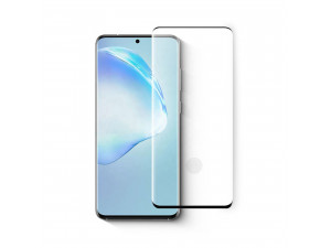 Стъклен протектор за Samsung Galaxy S20 Ultra 3D Full Черен