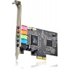 Звукова карта Sound Card C-Media 8738 PCI-E 6-Channel PCIex Звукова карта Sound Card C-Media 8738 PCI-E 6-Channel PCIex
