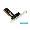 Звукова карта Sound Card C-Media Sweex PM28738-3X2A 6 Channel PCI Звукова карта Sound Card C-Media Sweex PM28738-3X2A 6 Channel PCI