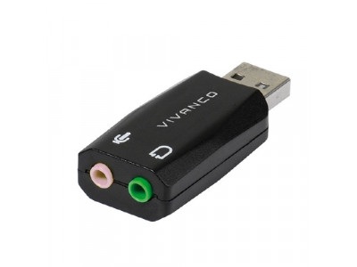 Звукова карта Sound Card Vivanco Външна звукова карта USB 2.0 Звукова карта Sound Card Vivanco Външна звукова карта USB 2.0