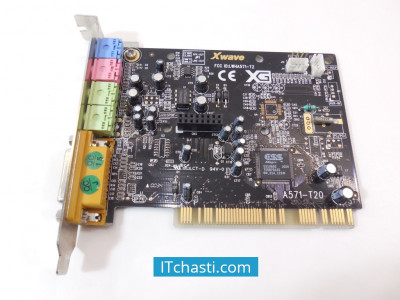 Звукова карта Sound Card Xwave A571-T20 PCI (втора употреба) Звукова карта Sound Card Xwave A571-T20 PCI (втора употреба)