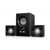 Speakers Genius SW-2.1 375 12W Wood Black Speakers Genius SW-2.1 375 12W Wood Black