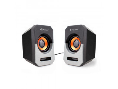 Speakers Kisonli A-606 2x3W USB Черни Тонколони 22118