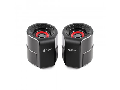 Speakers Kisonli A-909 2x3W USB Черни Тонколони 22160