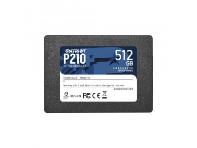 SSD Patriot P210 512GB 2.5 P210S512G25 SATA3