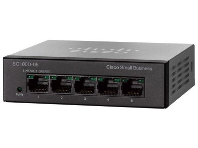 Switch Cisco SG100D-05-EU 5-Port Gigabit Desktop Суич