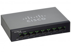 Switch Cisco SG100D-08P 8-Port PoE Gigabit Desktop Суич