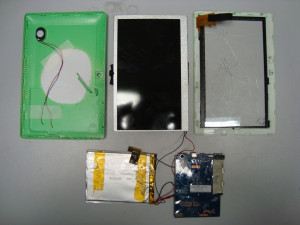 Таблет 7'' YeahPad A13 на части