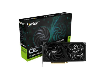 Видео карта Palit RTX 4060 TI DUAL OC 8GB GDDR6 HDMI 3xDP