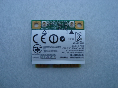 Wifi Atheros AR5B95 Fujitsu-Siemens Lifebook AH530 CP372936-01