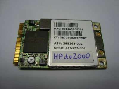 Wifi Broadcom BCM4311KFBG HP Pavilion dv2000