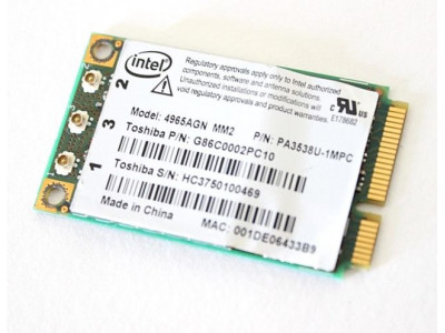 Wifi Intel 4965AGN MM2 MSI MS-163A GX600X (втора употреба)