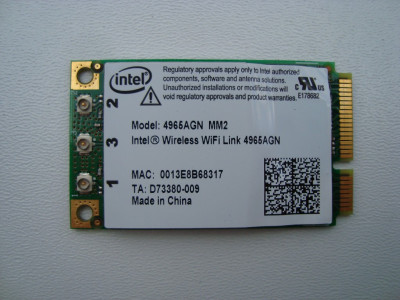 Wifi Intel 4965AGN Wireless Sony Vaio 391M VGN-FZ