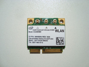 Wifi Intel Centrino Ultimate-N 6300 633ANHMW Dell Latitude E5520 E6520