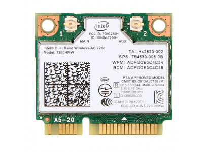 Wifi Intel Dual Band Wireless-AC 7260 HP ProBook 450 G1