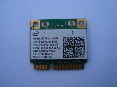Wifi Intel 512AN_HMW WiFi 5100 Sony Vaio PCG-61111M PCG-7183M