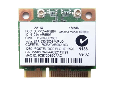 Wifi Atheros AR5B97 Acer Aspire M3-581T