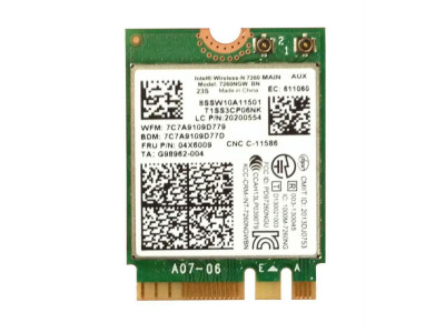 Wifi Intel Dual Band Wireless-N 7260 Lenovo IdeaPad Y50-70 04X6007