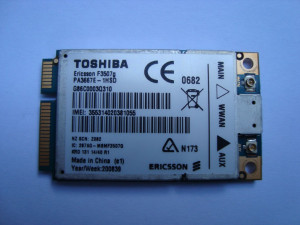 WWAN Mobile Wireless Card Toshiba Ericsson F3507g Toshiba Tecra R10